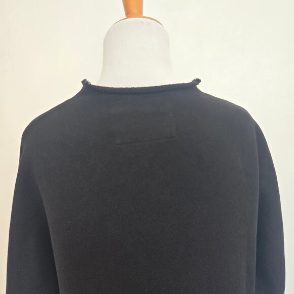 Frank & Eileen Izzie Sweatshirt Party Dress Black Quiet Luxury Women Medium - Picture 7 of 13
